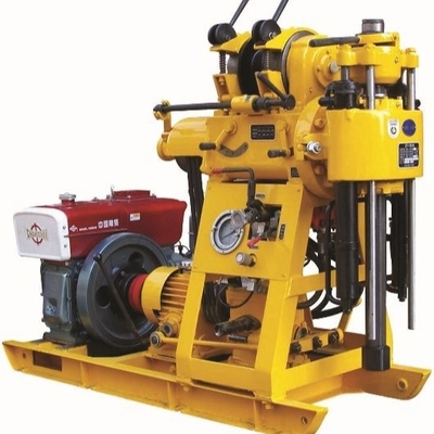 XY-1 Rig Pengeboran Inti Hidraulik / Kedalaman 100m / Lubang Bor Diesel Tipe Spindel Portabel