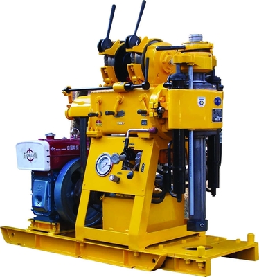 XY-1B Core Drill Rig/Waterwell Drilling Rig/Hidrolik-Feed Rig Pengeboran Kecepatan Rendah Kedalaman 200m
