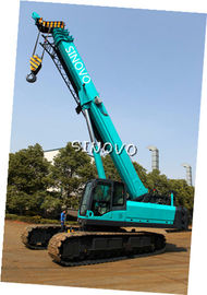 SQ350A Telescopic Crawler Crane Dengan Kapasitas Angkat Mesin Cummins 35 Ton