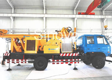 Rig Pengeboran Sumur Air Hidraulik Penuh Multi-fungsional / rig pengeboran inti, kedalaman pengeboran 650m