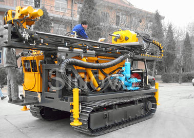 Rig Pengeboran Inti Hidraulik SD1200 dengan kedalaman bor 600m dan diameter bor114mm Dengan Torsi Besar