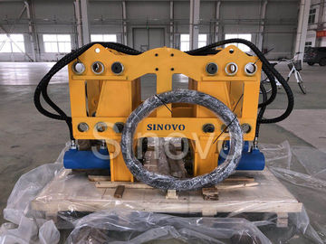 Yellow Hydraulic Pile Breaker AN210 Memotong Lebar Dinding 300-800mm Tekanan Batang Maks 280kN