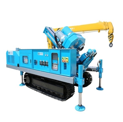 Rig pengeboran jet-grouting dengan base SGZ-150S yang bisa berjalan