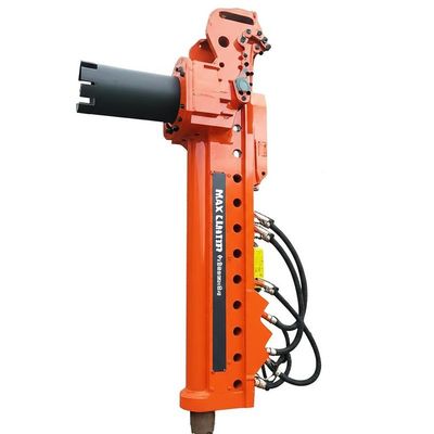 Pemutus tumpukan hidrolik dengan aliran minyak 20L / min 180mm Crowd Stroke dan 6-13 Nomor modul untuk pemecahan tumpukan yang efisien