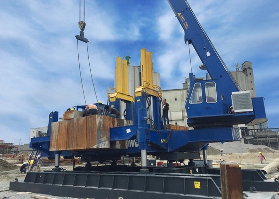 VY180A Hydraulic Static Pile Driver, mesin piledriver Durable tidak berisik