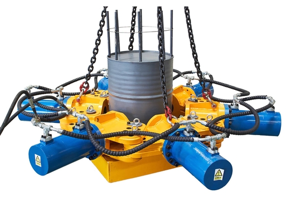 Break 60 Piles / 8h Hydraulic Breaker SPA5 Dengan Tinggi Pemotongan 300mm / Setiap Waktu Break Concrete Pile, Cut Pile Head