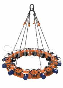 Cylinder Stroke 230mm Mesin Pile Breakers Sistem Hidrolik 31.5MPa Untuk Memecah P[ile Bulat, Memotong Pile Head