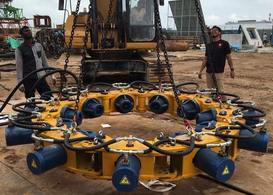 SPA8 Hidrolik Pile Breaker Efisien Perlindungan Lingkungan Pile Head 450 - 2000mm Cut Pile Head