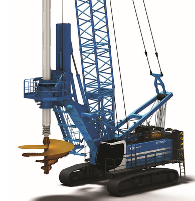 Undercarriage Hidraulik 199KW 1900rpn Rotary Drilling Rig