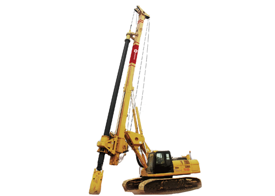 Konstruksi Bangunan Sistem Tarik Bawah Silinder Unik Rig Pengeboran Putar Diameter 1800mm dan kedalaman pengeboran 60m