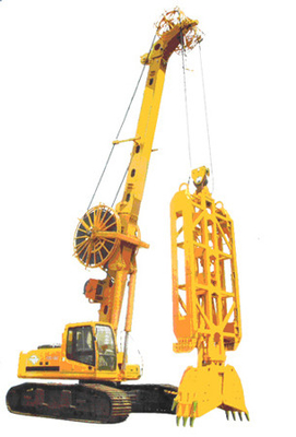 Crawler Excavator Bawah Tanah Dipasang di Dinding Diafragma 70m