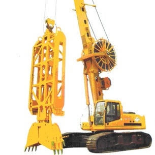 70m Kedalaman 1200mm Lebar Peralatan Dinding Diafragma Hidraulik