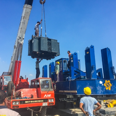 320tf 60kw 6.8m / Min Hydraulic Static Pile Driver