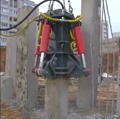 SPC500 Coral Type Pile Grab Untuk Breaking Pile, Hydraulic Pile Breaker