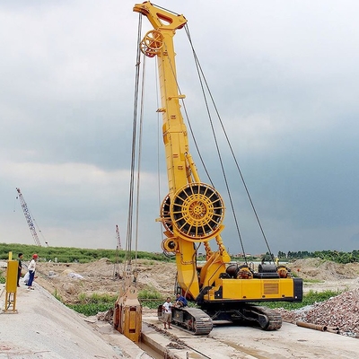 Parit Kedalaman 80m 261kw Tembok Diafragma Hidraulik Ambil Untuk Konstruksi